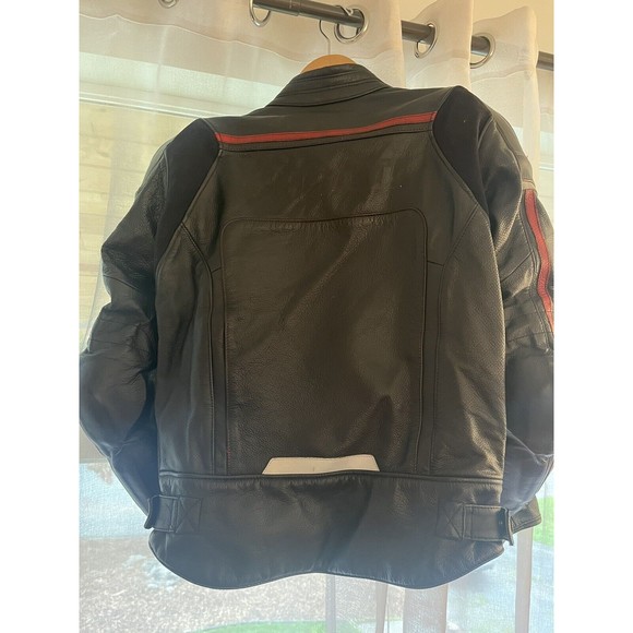 Ducati Corse C4 Leather Motorcycle Riding Jacket by Dainese Men's Size 50 - Picture 15 of 16
